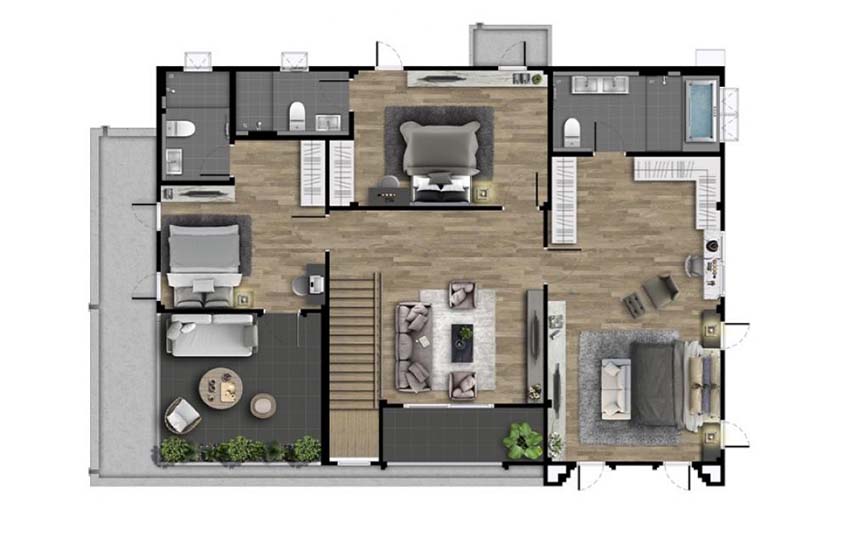 House with Shared Pool in Bangnatrad 